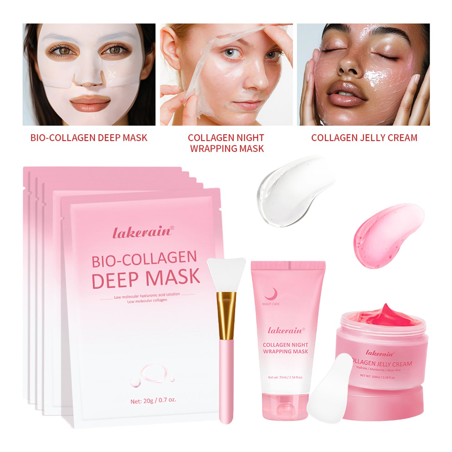 Collagen Evening Wear Nourishing Moisturizing Tearing Mask