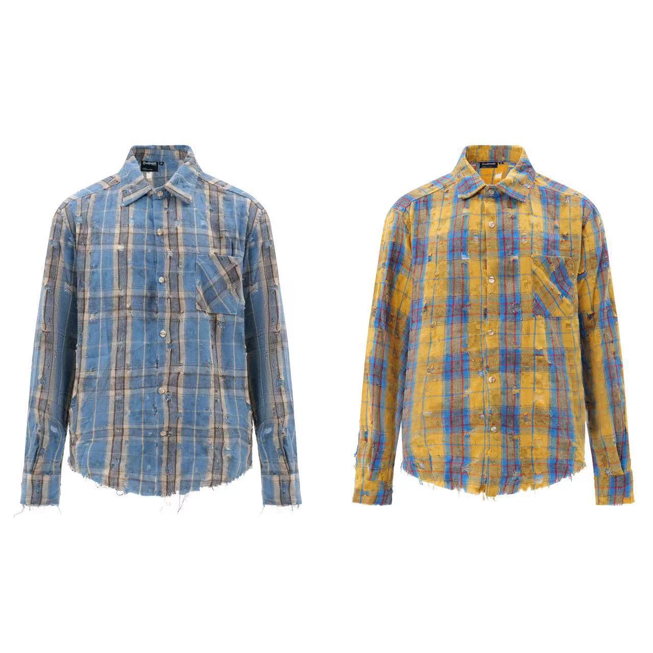 Fashion Personality Hole Vintage Shirt