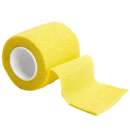 1roll 2.5/5/7.5/10cm*4.8m Non Woven Elastic Self Adhesive Bandage Cohesive Bandage for Sports Fixing Finger Wrist Leg