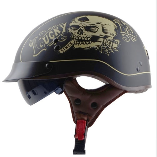 TORC motorcycle helmet men and women Harley half helmet summer Prince helmet personality fashion couple helmet