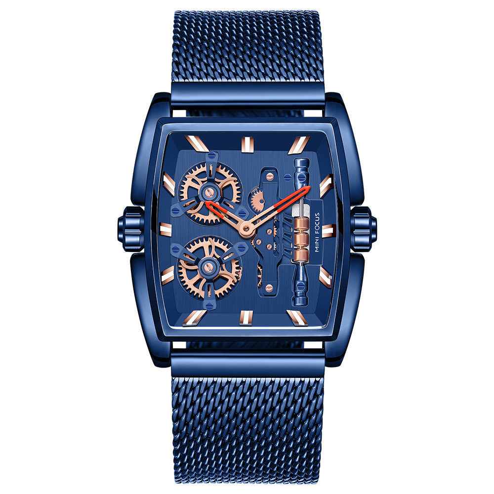 Barrel shell anti-Milan mesh belt men's watch