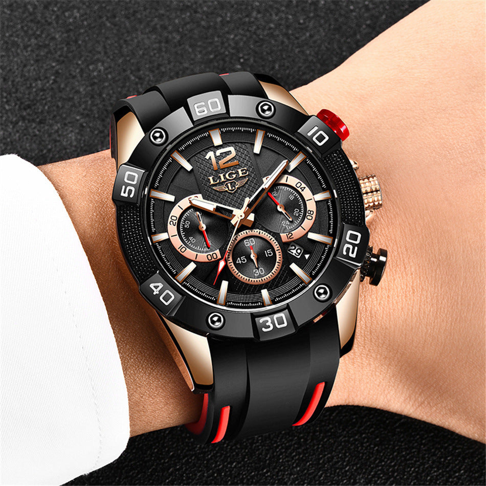 Multifunctional Waterproof Quartz Watch