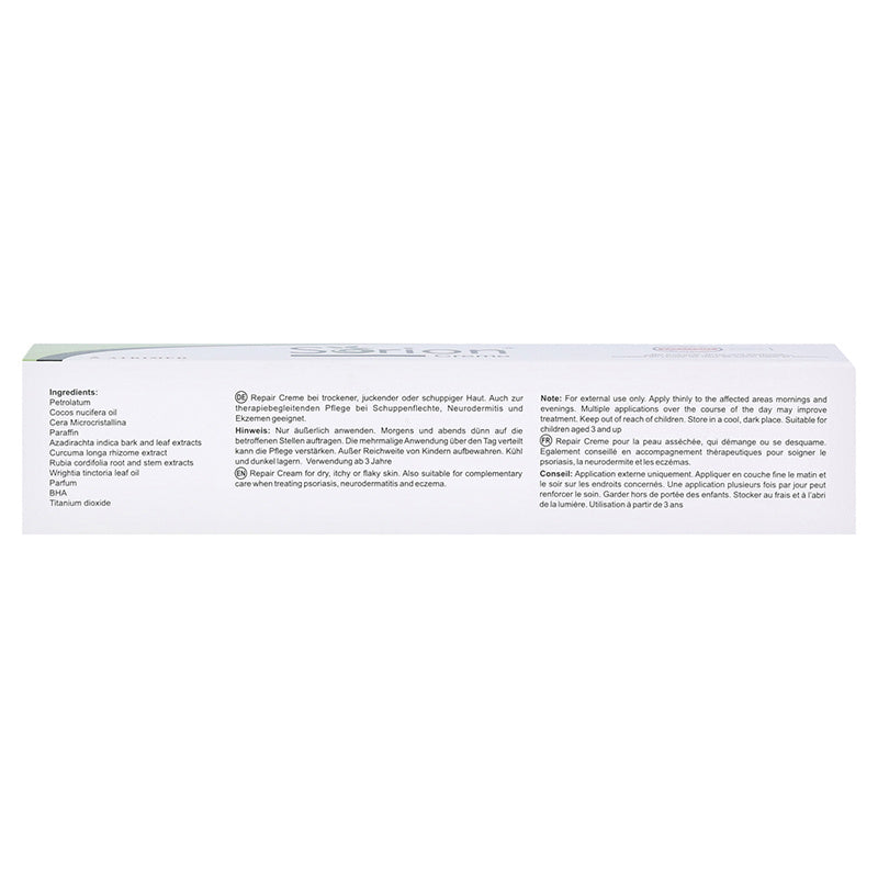 Natural ingredients dry itchy redness problem cream