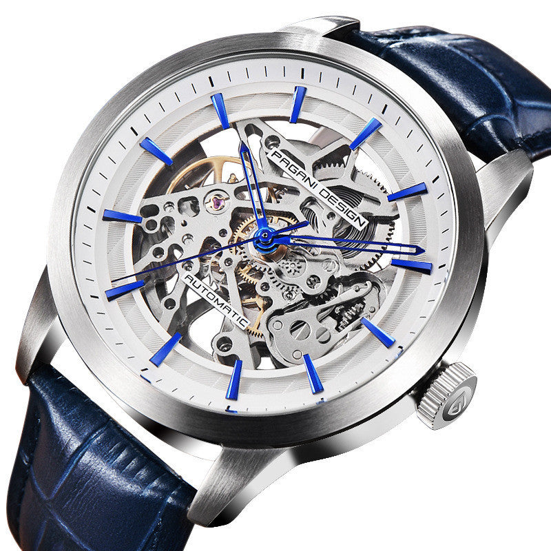 Men's hollow automatic mechanical watch