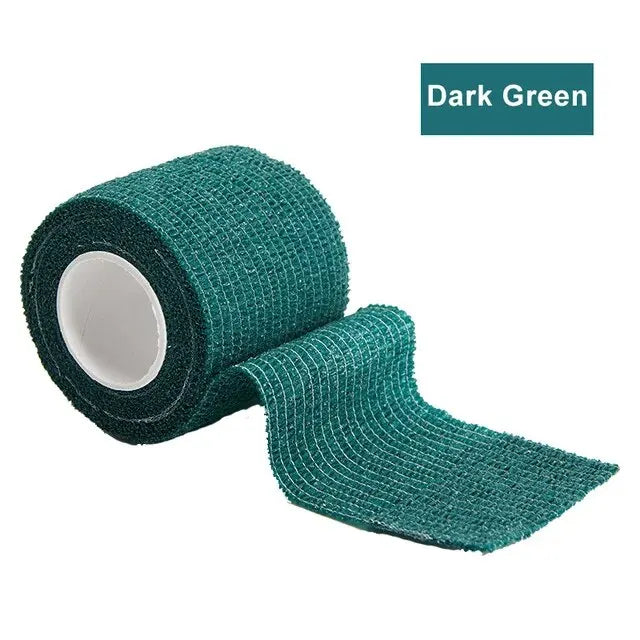 1roll 2.5/5/7.5/10cm*4.8m Non Woven Elastic Self Adhesive Bandage Cohesive Bandage for Sports Fixing Finger Wrist Leg