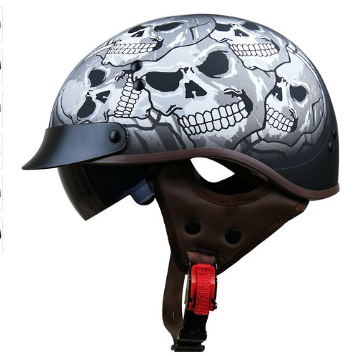 TORC motorcycle helmet men and women Harley half helmet summer Prince helmet personality fashion couple helmet