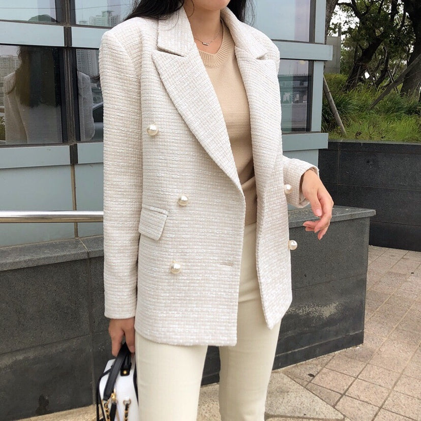 Slim professional suit small fragrance coat