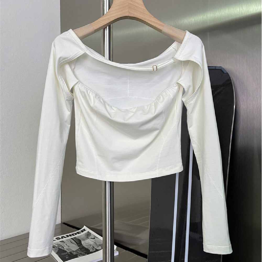 Women's New Knitting Thin T-shirt Top