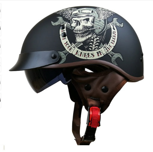 TORC motorcycle helmet men and women Harley half helmet summer Prince helmet personality fashion couple helmet