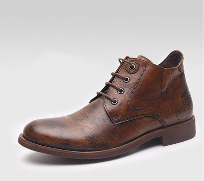 Men's Fashion Soft Leather Retro Trend