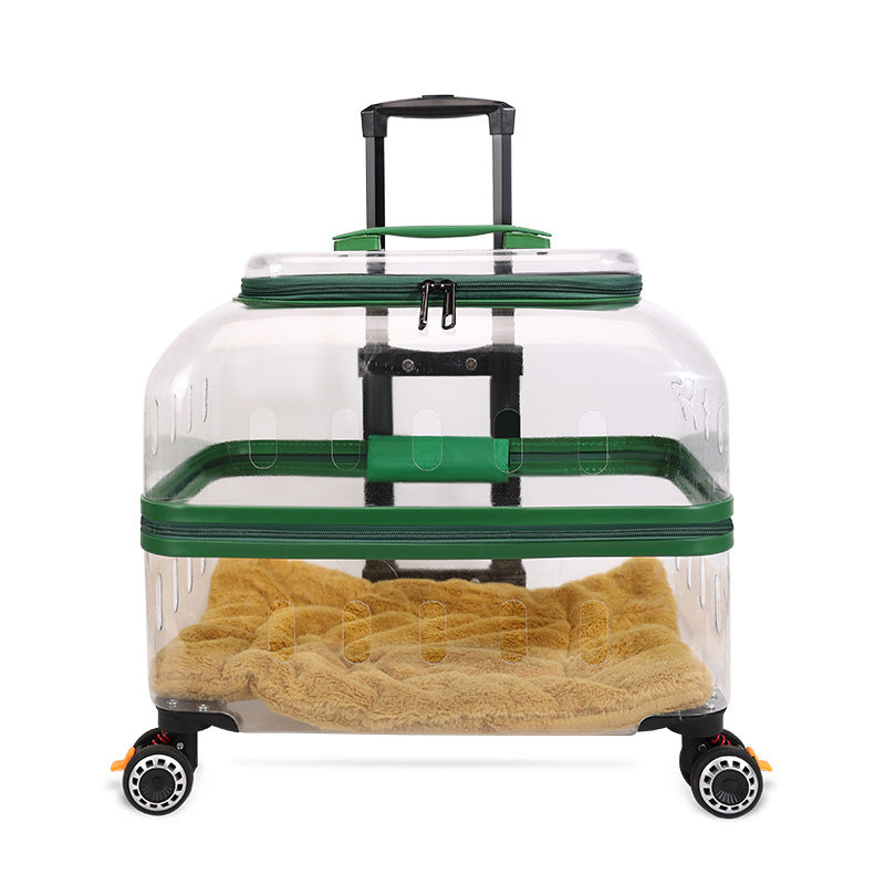 Cat Trolley Out Cat Bag Dog Portable Consignment Flight Case