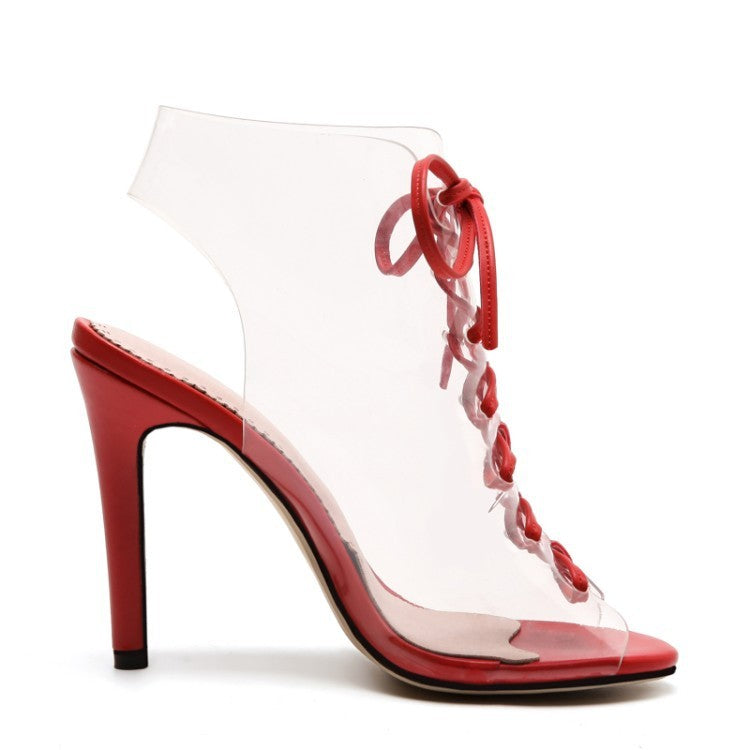 Stiletto high heel sandals