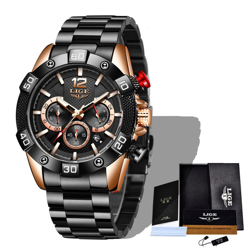 Multifunctional Waterproof Quartz Watch