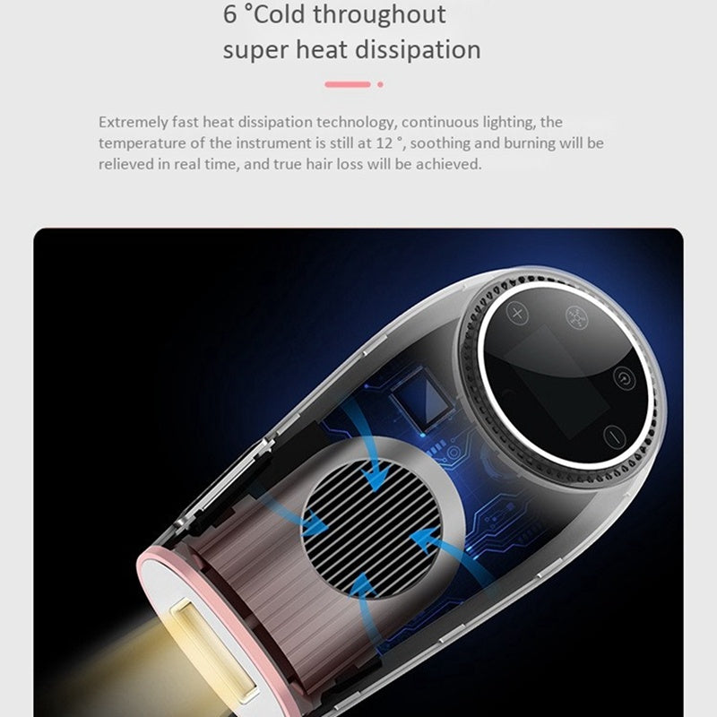 Long-term epilator for whole body without pain