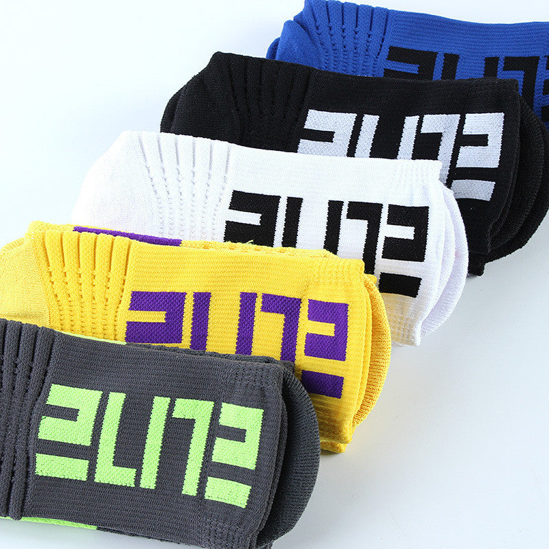 Men's Basketball Socks Letter High-top Thickening Moisture-absorbing Sports Tide Socks