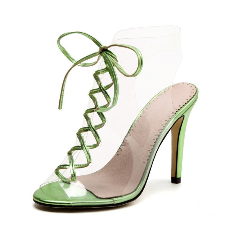Stiletto high heel sandals