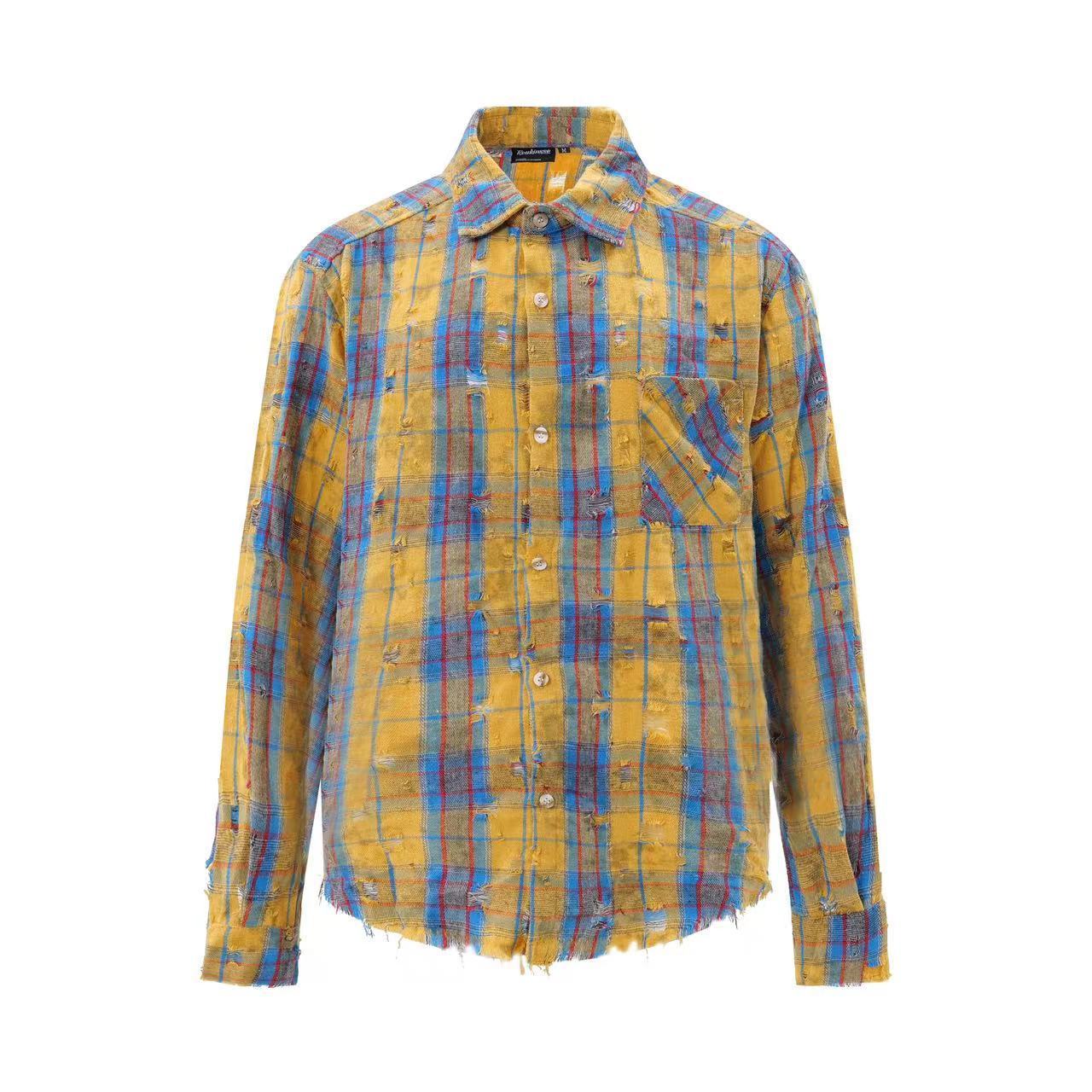 Fashion Personality Hole Vintage Shirt