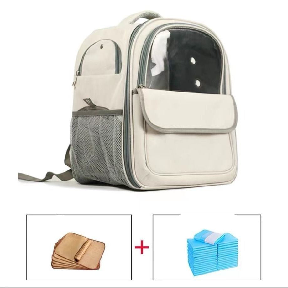 Breathable Transparent Pet Bag Space Capsule Cat School Dog Backpack