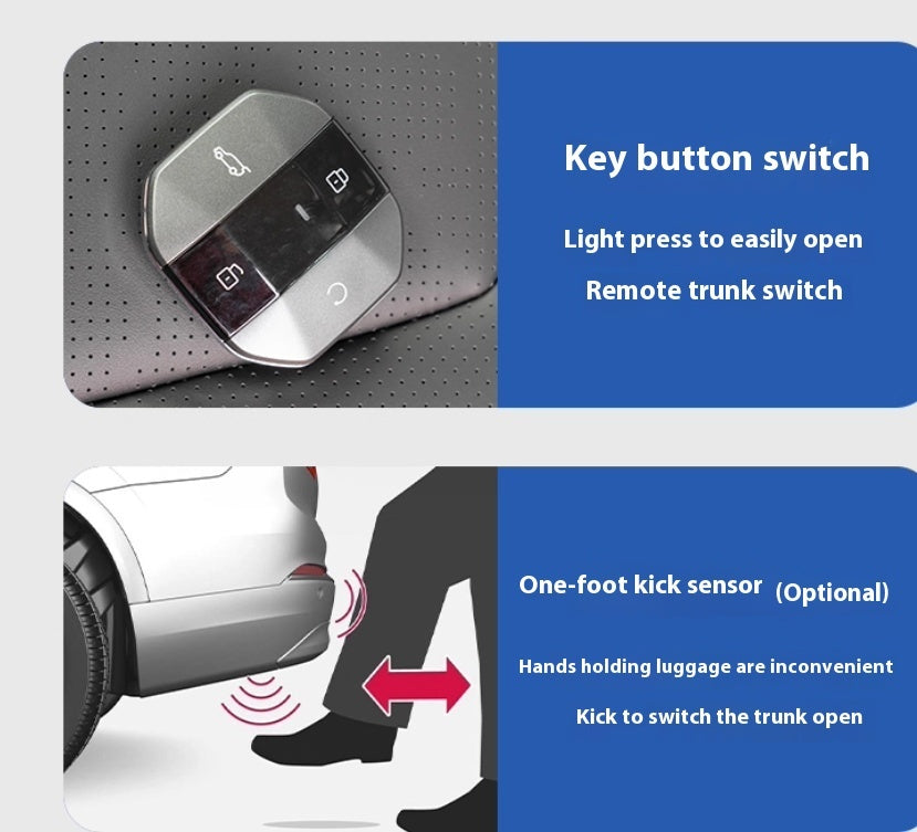 Electric Tailgate Modified With Original Factory-style Trunk Foot Kicks