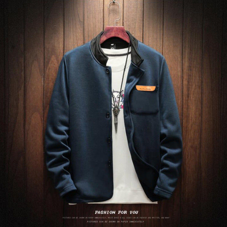 Foreign Trade Autumn Clothing New Men's Sweater All-match Cardigan
