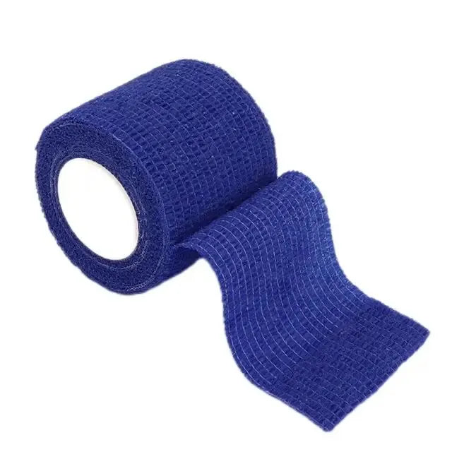 1roll 2.5/5/7.5/10cm*4.8m Non Woven Elastic Self Adhesive Bandage Cohesive Bandage for Sports Fixing Finger Wrist Leg