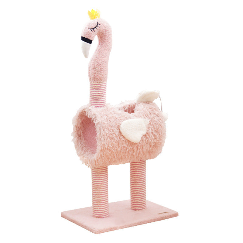 Multi-functional Sisal Cat Climbing Frame Cat Nest One-piece Non-chip Grinding Claw Cat Toy