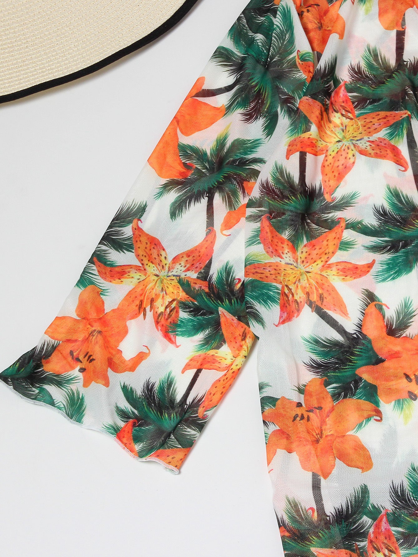 Fashion Blouse Split Three-piece Set For Women