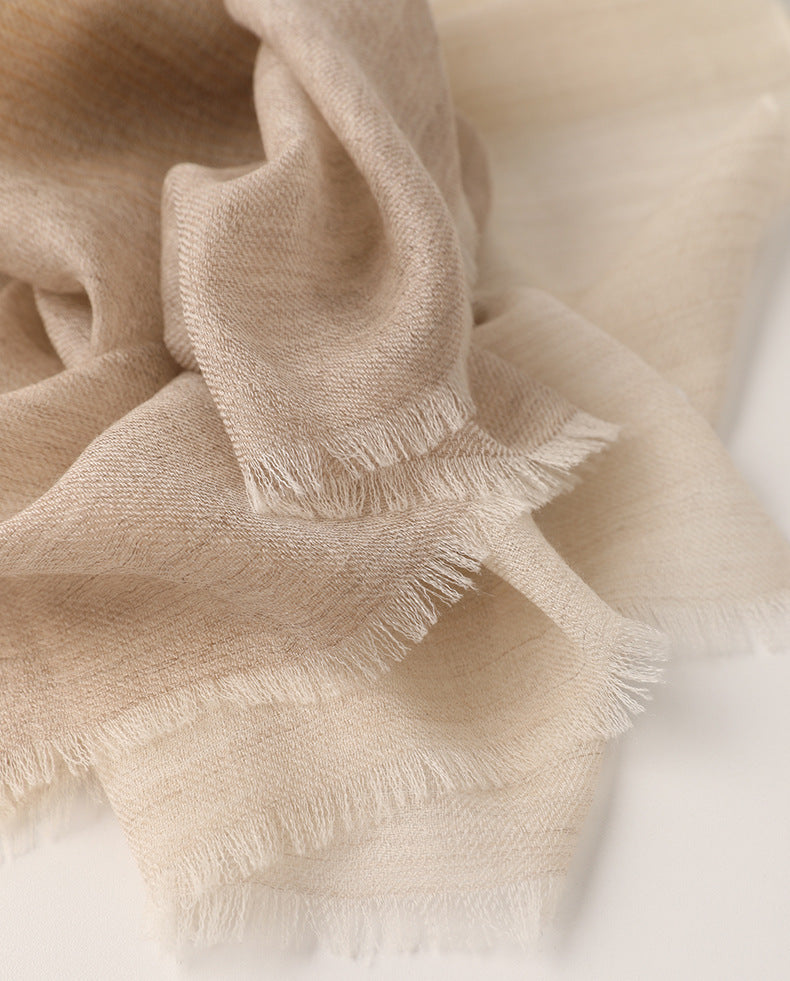 Gradient Color Matching Sunscreen Long Shawl In Stock