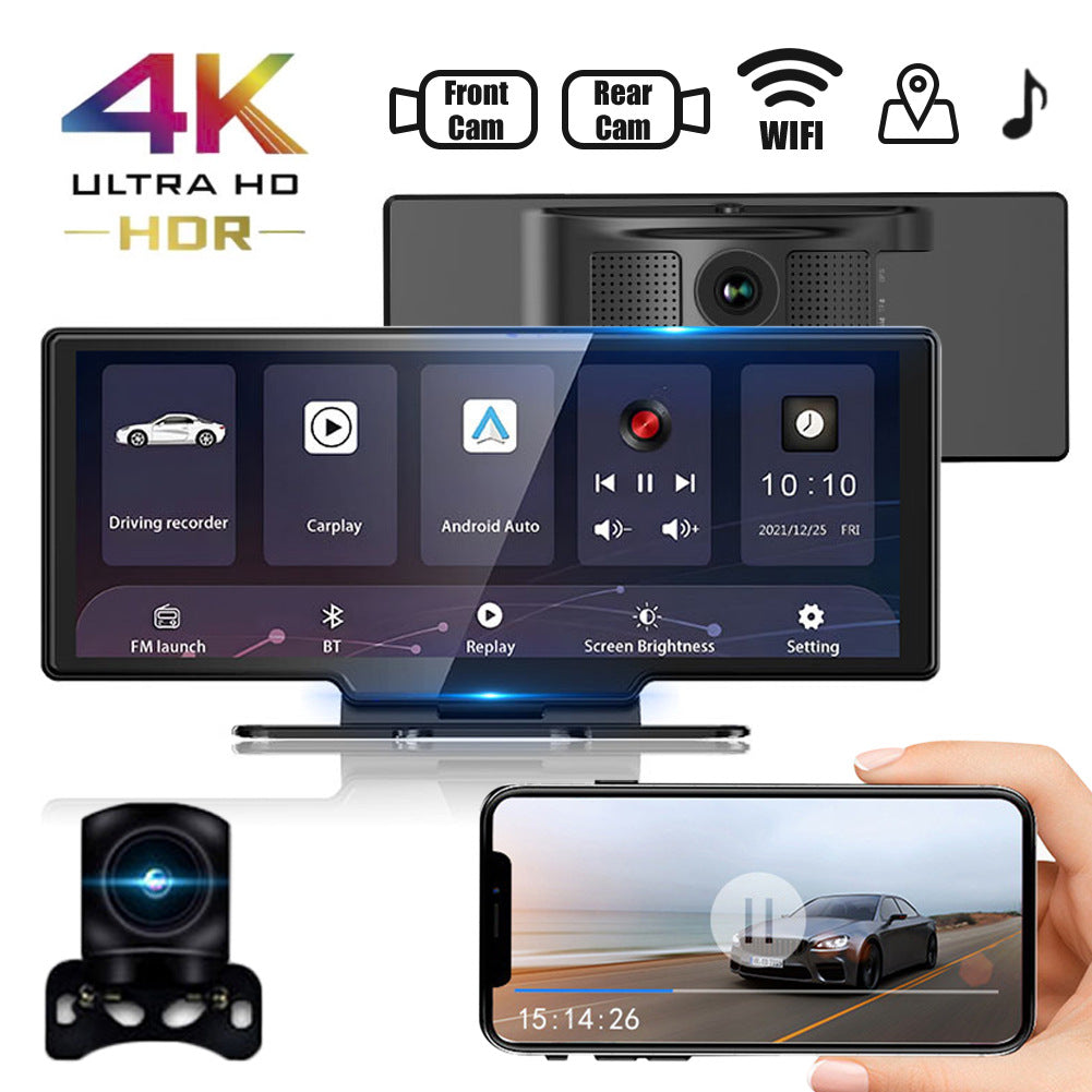 4K High-definition Center Console Bluetooth Driving Recorder