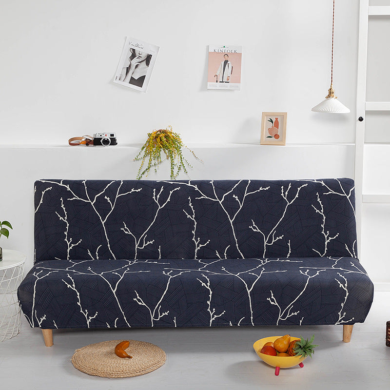 Stretch Folding Sofa Without Armrest Fitted Sheet Bedspread