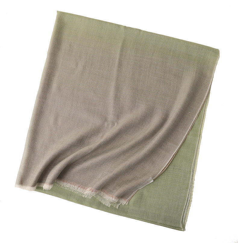 Gradient Color Matching Sunscreen Long Shawl In Stock