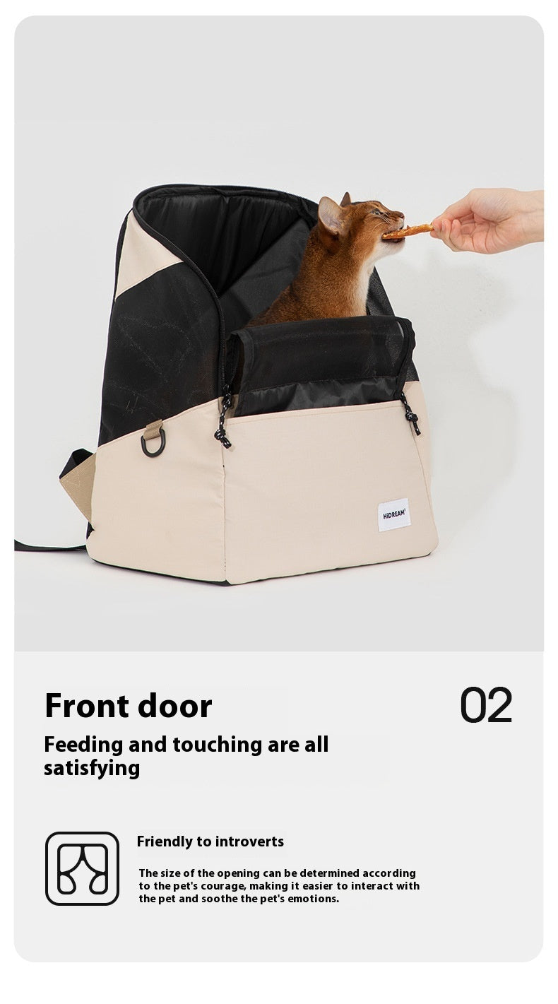 Casual Breathable Four Seasons Portable Pet Backpack