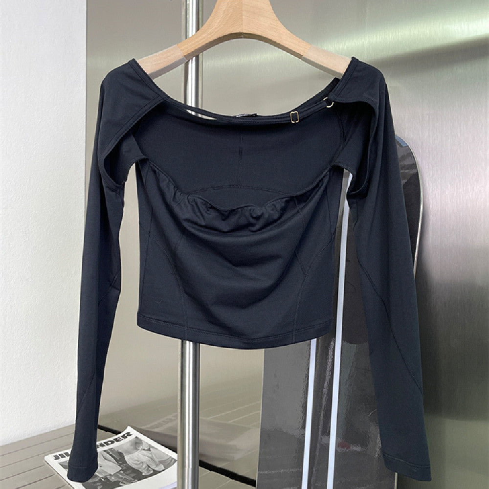 Women's New Knitting Thin T-shirt Top