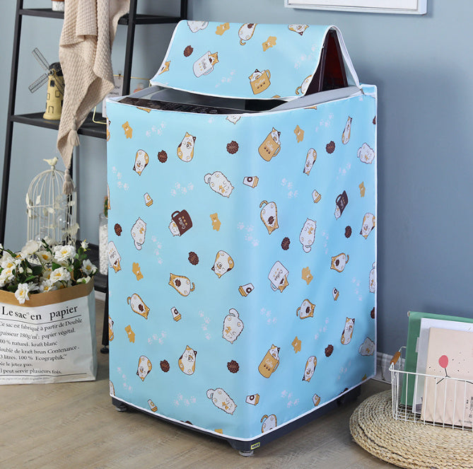Oxford Cloth Waterproof And Sun Protection Up-open Washing Machine Dirt-proof Cover