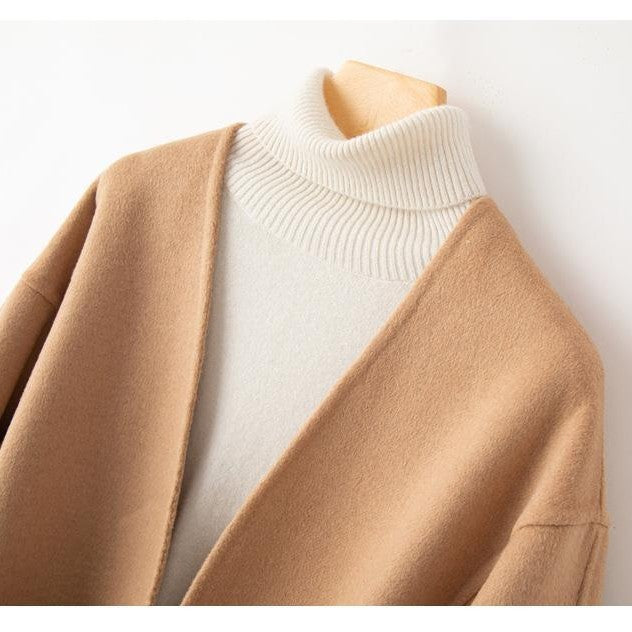 Women's Short Loose Tweed Coat Tweed Jacket