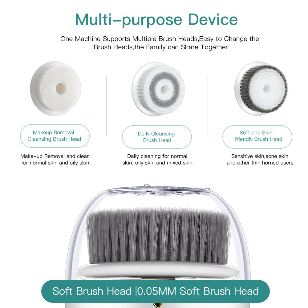 Multifunctional Face Washing Instrument, Electric Rotating, Deep Cleaning