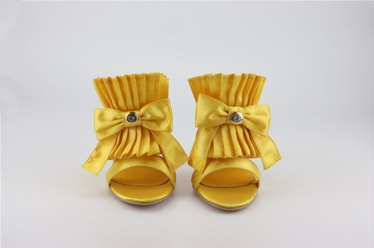 Women's Summer Stiletto High Heel Sandals And Slippers Plus Size