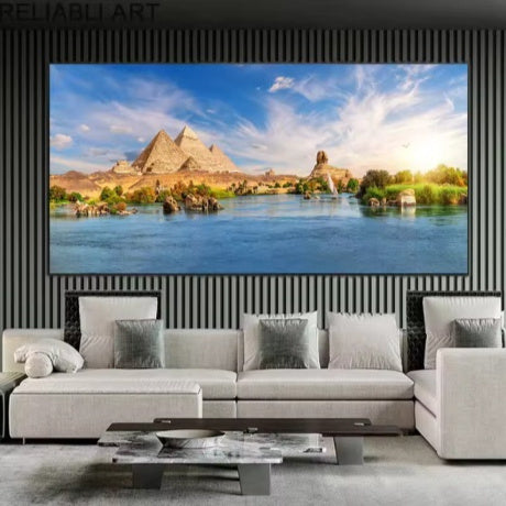 Living Room Decorative Painting Solid Wood Frameless