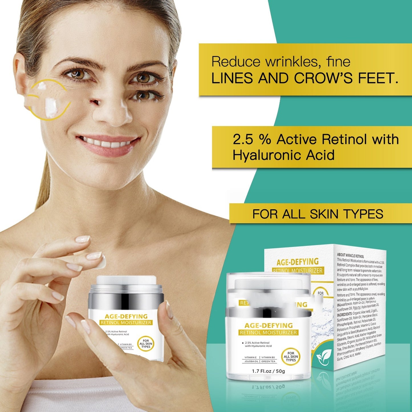 Hydrating Moisturizing Facial Cream Firming Moisturizing Fading Wrinkle