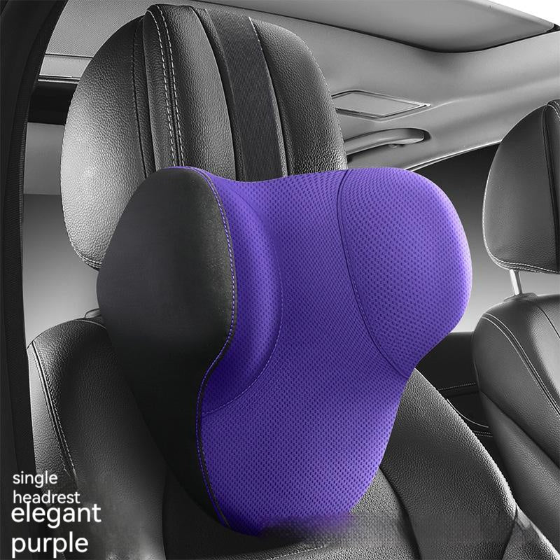 Memory Foam Three-dimensional Hydrophobic Lumbar Support Pillow Oil-proof Light Luxury Comfortable Breathable Car Automotive Headrest