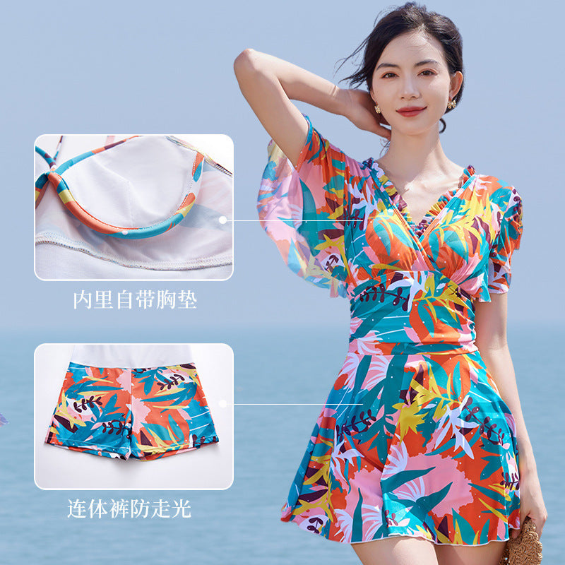 Cover Belly Siamese Swimsuit For Women