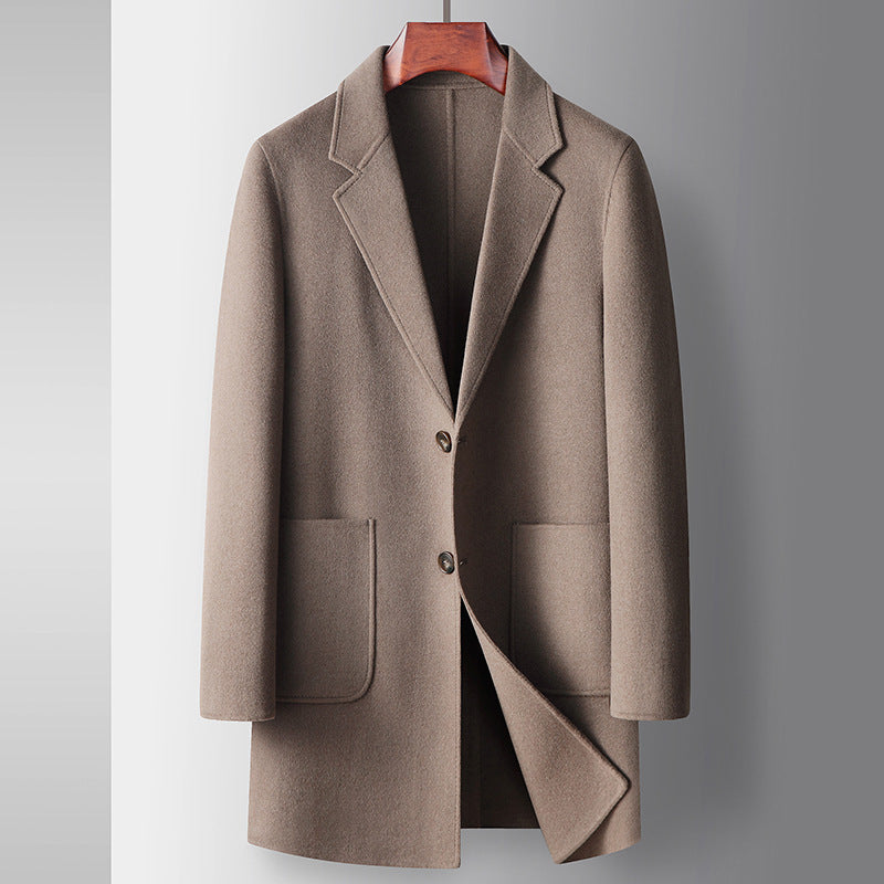 Medium And Long Woolen Coat