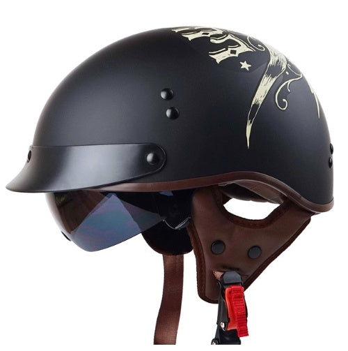 TORC motorcycle helmet men and women Harley half helmet summer Prince helmet personality fashion couple helmet