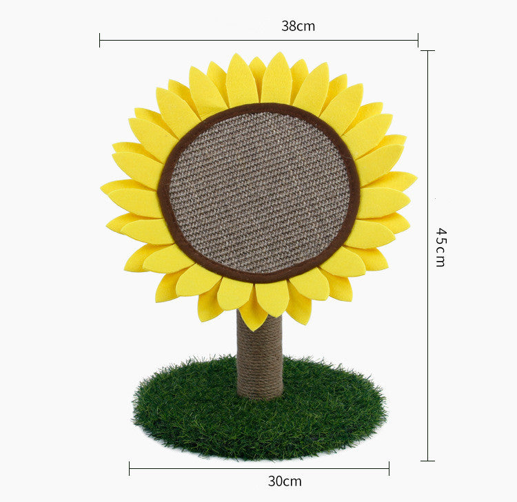 Sisal sunflower scratcher