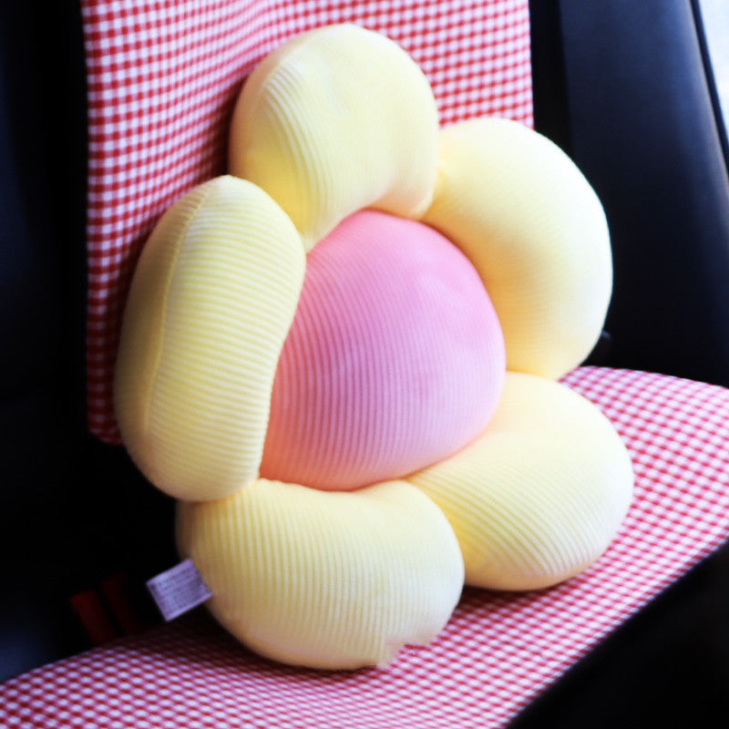 Linen Plaid Four Seasons Car Seat Cushion