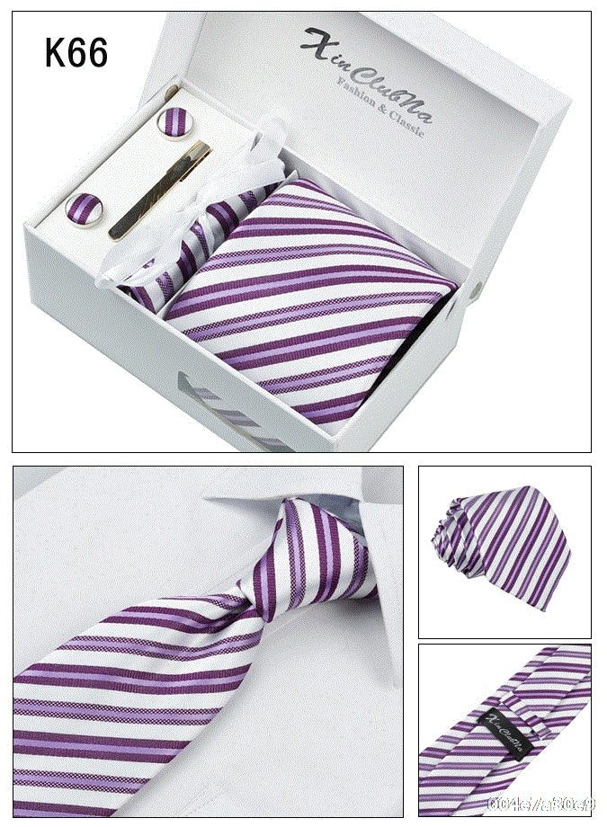 Six-piece men's formal tie