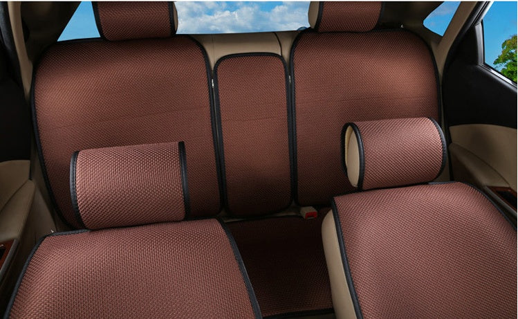 The supply of anti-skid cushion silicone rubber base free bundled silk four net car seat cushion surface