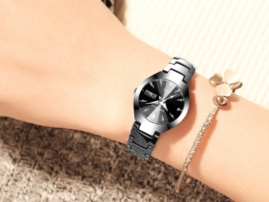 Leisure Fashion Quartz Dual Calendar Night Light Watch