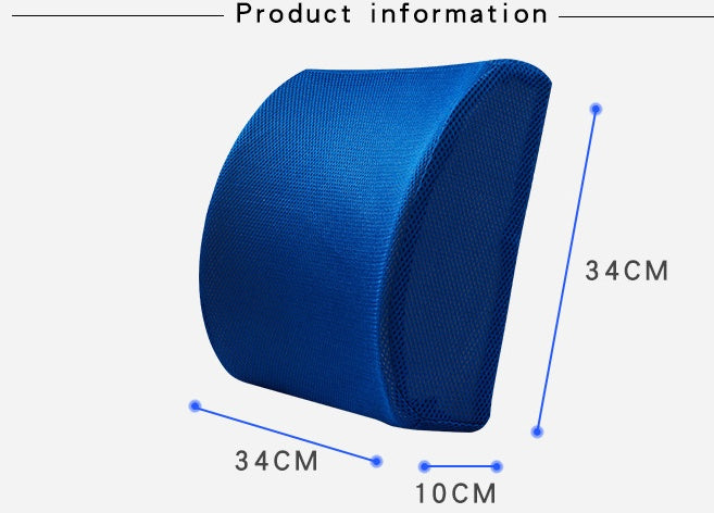 Breathable ice mesh eye memory cotton waist by universal car waist pad car with waist cushion office seat protector waist
