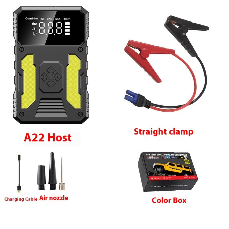 Portable Mini Charging And Inflating All-in-one Machine Emergency Start Power Supply